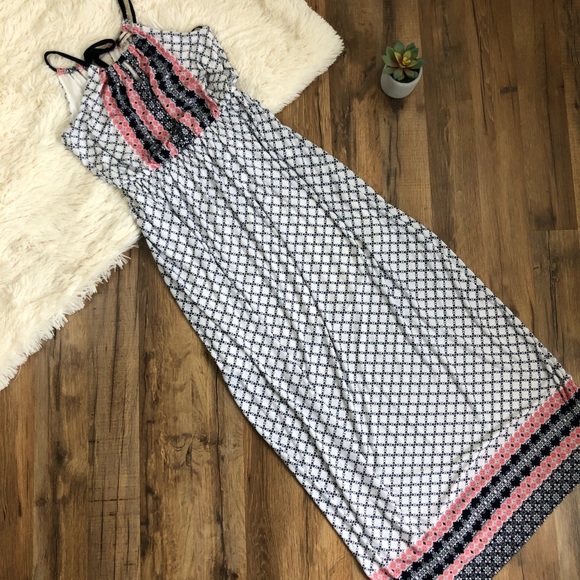 Gilli Dresses & Skirts - Gilli Navy & White Maxi Dress